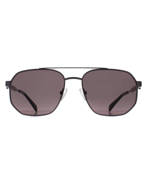 Alexander McQueen Aviator Unisex Ruthenium Grey AM0458S