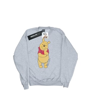 Disney Heren Winnie De Poeh Klassiek Poeh Sweatshirt (Sportgrijs)