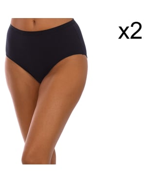 Pack-2 Organic Bio Midi Panties P0AZK women