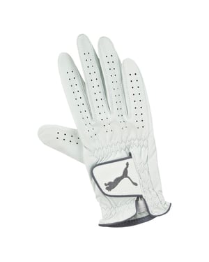 Puma Pro Performance Right Hand Leather White Womens Golf Glove 041258 01