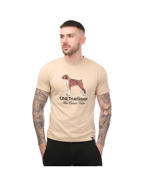 Men's One True Saxon Dawg T-Shirt in Sand