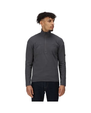 Regatta Mens Ferdo Sustainable Cotton Half Zip Fleece
