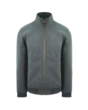 Hackett London Classic Fit Mens Grey Harrington Jacket