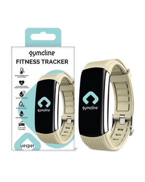 Vesper Fitness Tracker w/ Body Temperature Monitoring, Cream