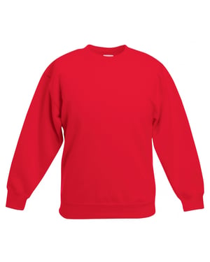 Fruit Of The Loom Kinder Unisex Premium 70/30 Sweatshirt (Rood)