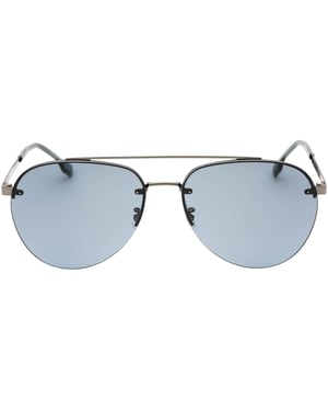 Hugo Boss Grey Lens Dark Ruthenium Grey Sunglasses