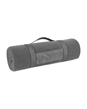 SOLS Plaid Pill Resistant Fleece Deken (Houtskool)