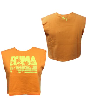 Puma x Fenty Orange Crop Top - Dam