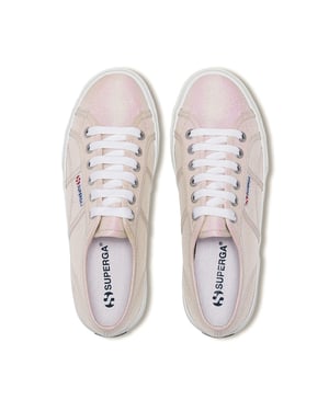 Superga Dames/Dames 2740 Lame Platform Trainers (Beige/glans)