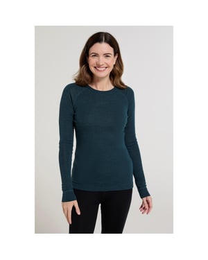 Mountain Warehouse Dames/Dames Merino II Thermo Top (Teal)