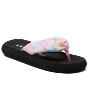 Rocket Dog Sunset Puff Tucker Textile Dam Flip Flops Pastell/Multi