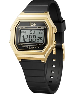 Ice Watch Ice Digit Retro - Black Gold Women's Black Watch 022064
