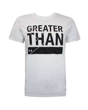 Under Armour Dam Greather Than T-Shirt Grafisk topp Vit 1356306 100