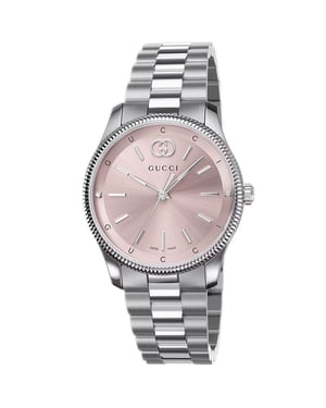 Gucci YA1265061 G-Timeless Roze Wijzerplaat Dames Horloge