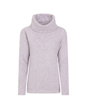 Mountain Warehouse Fleecetröja med rund hals för damer/kvinnor (Lila)
