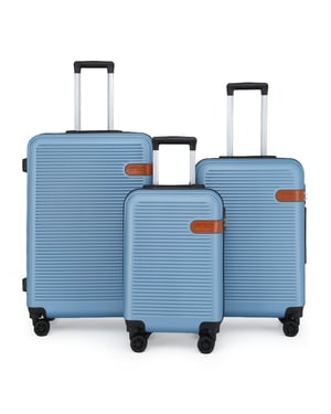 Hardshell Blue Navy Cabine Kofferset Robuuste ABS Lichtgewicht Bagage Vakantietas