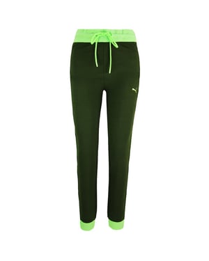 Puma x Rihanna Fenty Womens Lace Up Green Joggers