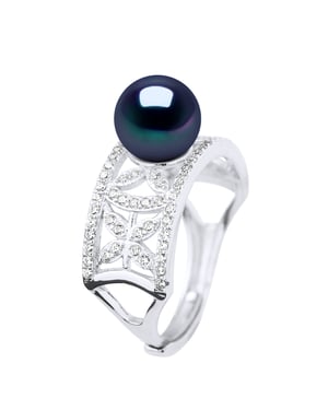 Ring Sieraden - Echte Gecultiveerde Zoetwaterparel Rond 8-9 mm