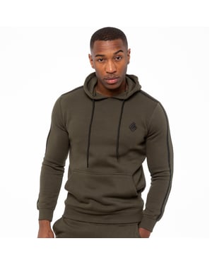 Mens Pullover Striped Hoodie