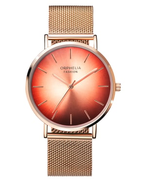 Orphelia Fashion Flash Dames Roze Gouden Horloge OF714826
