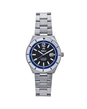 Shield Condor Bracelet Watch w/Date