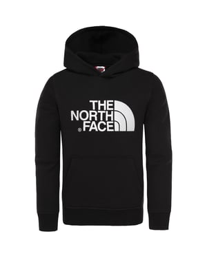 The North Face Unisex Drew Peak Borduur Hoodie Zwart voor kinderen