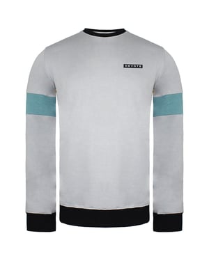 Devote London Clayton Mens Grey/Teale Sweater