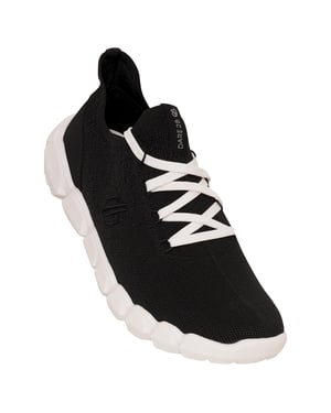 Dare 2B Womens/Ladies Hex-At Knitted Recycled Trainers (Black/White)