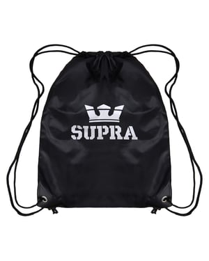 Supra Logo Black Nylon Bag