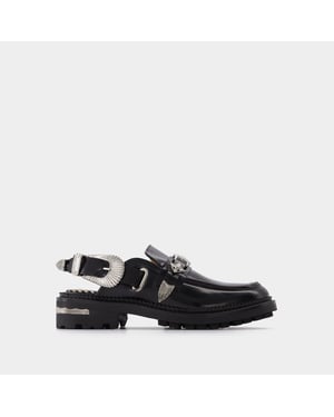Aj1070 Loafers - Toga Pulla - Läder - Svart
