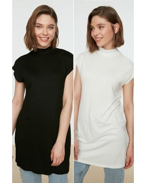 Trendyol Kvinnors Raka Modesta Tunik