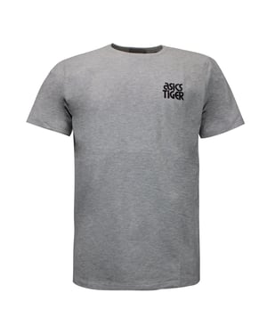 Asics Logo Grå T-Shirt för herrar