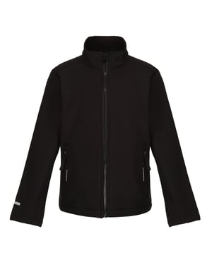 Regatta Kinder/Kids Ablaze 2 Layer Soft Shell Jas (Zwart)