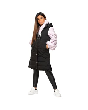 Jess Womens Sleeveless Puffer Gilet Long Padded