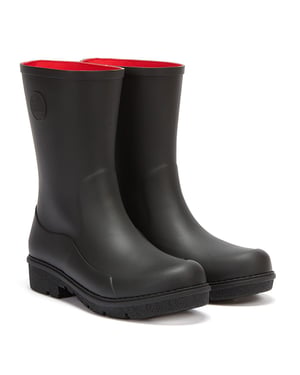 FitFlop Wonderwelly Short Womens Black Boots