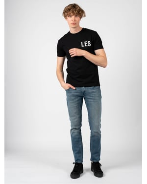 Les Hommes T-shirt Herr Svart