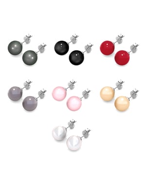 Oorbellen Box 7 Days Colourful Pearl - Oostenrijkse parel van zeer hoge kwaliteit