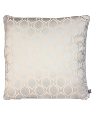 Prestigious Textiles Solitaire Embroidered Geometric Piped Cushion Cover