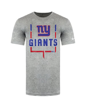 Nike NFL New York Giants Legend Goal Post grå t-shirt för herrar