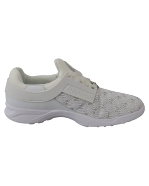 Plein Sport Women's White Polyester Runner Beth Sneakers Shoes