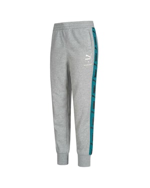 Puma x Tyakasha Mens Track Pants Taped Joggers Logo Grey 578423 03
