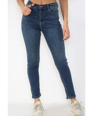 Dames Magic Shaping Skinny Fit Jeans met hoge taille in blauw