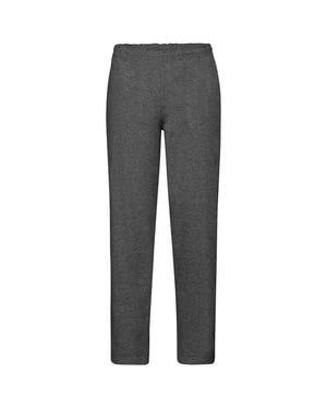 Fruit of the Loom Uniseks Classic Heather Open Hem Joggingbroek voor Volwassenen (Donkere Heide)