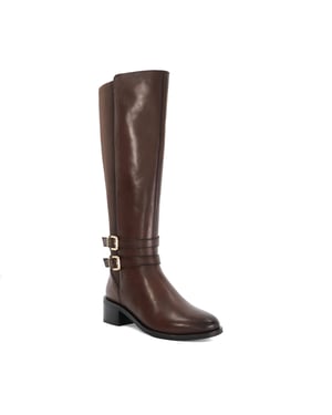 Dune Ladies Tatter - Leather Knee High Riding Boots