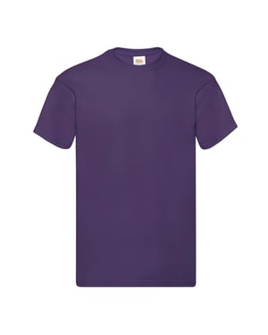 Fruit of the Loom Heren Origineel T-Shirt (Paars)