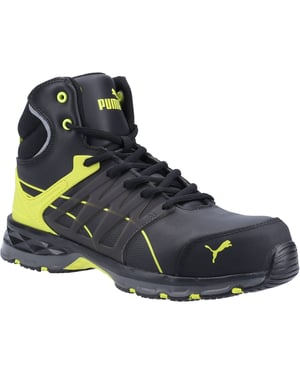 Puma Safety Velocity 2.0 MID S3 Leather Yellow Safety Boots
