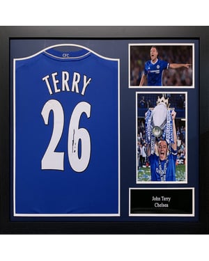 All Star Signings John Terry Signed Shirt Multi Colourin Multi Colour