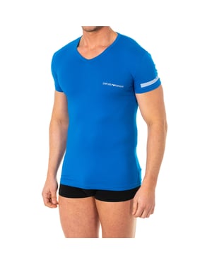 Kortärmad T-shirt med V-ringning 110810-8P723 man