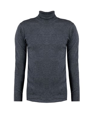 Xagon Man Pullover Turtleneck Herr Grå