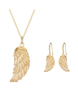 Rafaela Donata Female Brass Set (Necklace + Earring)